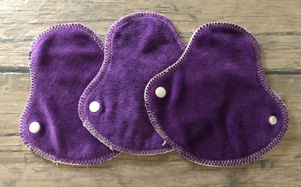Cotton Velour Gusher Pads - 14” Heavy Peekaboo Style Reusable/Washable Cloth  Menstrual Pads - Made to Order – Alta Luna Cloth Solutions