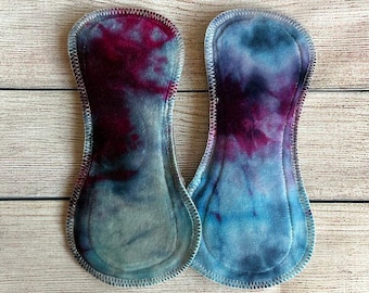 TWO 8.5" Teeny Ultimate Cloth Pads for Regular Flow