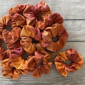 ONE Hand Dyed Organic Cotton Knit Hair Scrunchie