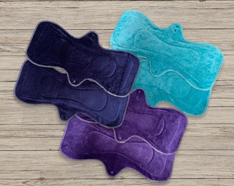 ONE 20" MegaLuxe Reusable Cloth Pad for Extreme Heavy Flow - bamboo velour