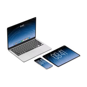iPhone iPad MacBook-bakgrundspaket — Midnight Star Trail Night Sky-bakgrund