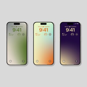 iPhone-bakgrundspaket med 12 — Abstrakt toning, Naturfärger bild 6