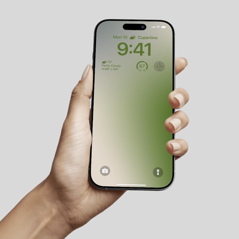 iPhone-bakgrundspaket med 12 — Abstrakt toning, Naturfärger bild 10