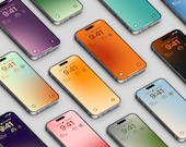 iPhone Wallpaper Pack of 12 — Abstract Gradient, Nature Colour Ways