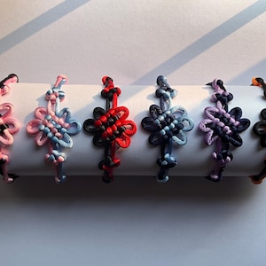 Handmade K-Pop Knot Bracelet – Adjustable Fandom Gift | Seventeen, Blackpink, Straykids, Ateez, Rumi Jinu Kpop Demon Hunter Inspired
