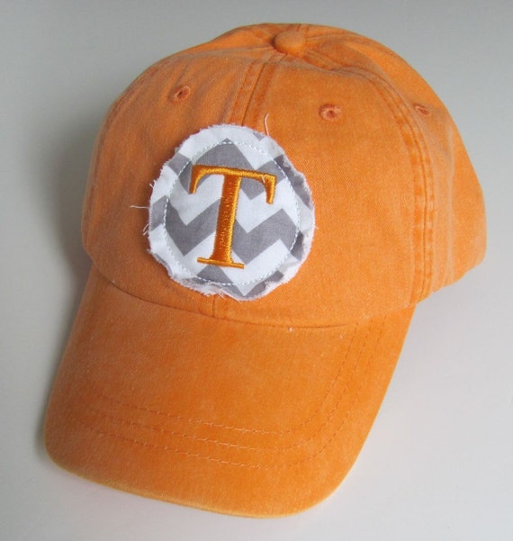 Items similar to T Monogrammed Baseball Cap Personalized Hat Bridesmaid Birthday Gift on Etsy