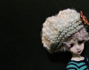 Knitted Doll Hat for 1/4,1/3 BJD Jointed Dolls