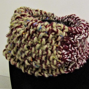Unisex Rope Tweed Cowl