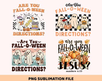 Retro-Ween-Anleitung (PNG), Lehrer-Halloween-Geist (PNG), süßes, witziges Herbst-Design (PNG), gruselige Herbst-Sublimations-Cliparts