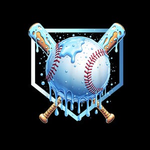 Baseball Drip PNG, Cool Sports Design for Boys & Men baseball drip, baseball player, boys baseball, game day, baseball png