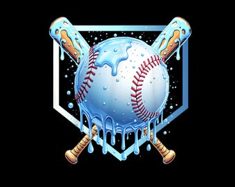 Baseball Drip PNG, Cool Sports Design for Boys & Men baseball drip, baseball player, boys baseball, game day, baseball png