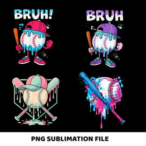 Baseball Drip Bundle PNG, Cool Sports Design for Boys & Men baseball drip Png, baseball player, boys baseball, game day, baseball png