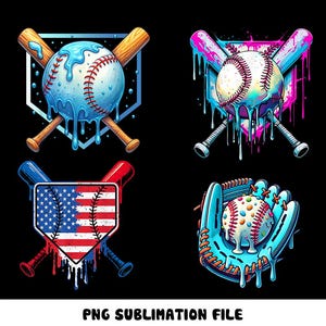 Baseball Drip Bundle PNG, Cool Sports Design for Boys & Men baseball drip Png, baseball player, boys baseball, game day, baseball png