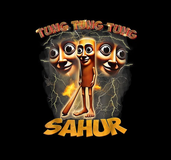 Tung Tung Sahur PNG, Funny Ramadan Character Clipart, Sahur Alarm Cartoon Design , Mug, Sublimation, Funny Memes Png , Digital Download