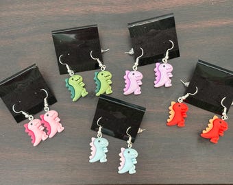 Dino earrings
