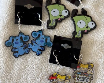 90s cartoon earrings