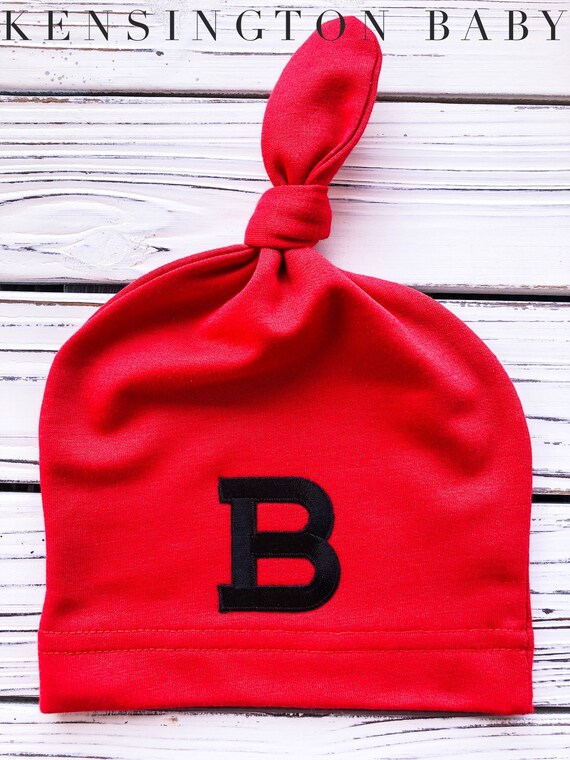 initial baby hats