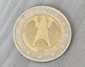 珍しい 2 ユーロ硬貨、ドイツ。 J. 2002 コレクターの価値 - Etsy 日本