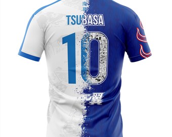 Captain Tsubasa Jersey – Tsubasa Ozora Hyuga Kojiro – Anime Soccer