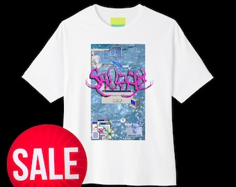 Sadwave Damen T-Shirt: Y2K Internet Nostalgie Tee