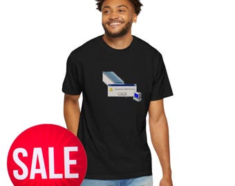 Camiseta con ventana de error: Camiseta Vaporwave con arte de píxeles Y2K