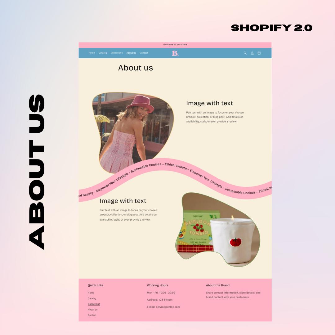 Shopify Background Color Bold Colorful Shopify Theme Website Template Bright Colors, Trendy ...