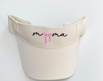 Personalisierte gestickte Visier | Benutzerdefinierte Text-Monogramm-Hut