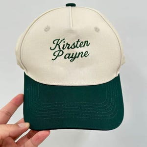 Personalized Embroidered Dad Hat|Custom Text&Name Baseball Cap|Unique Gift for Dad,Mom|Bachelor Party,Family Reunion|Two-Tone Adjustable Cap