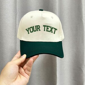 Gorra bordada personalizada/Gorra de béisbol personalizada para hombre y mujer/Gorra de papá con nombre/Regalo con monograma para él/Aniversario/Gorra unisex ajustable
