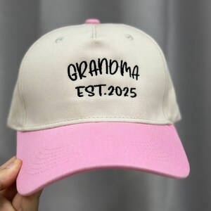 Custom Embroidered Dad Hat |Personalized Text Baseball Cap |Two-Tone Adjustable Unisex Hat for Mama, Bachelor Trip|Christmas Gift Embroidery