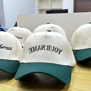 Personalized Embroidered Hat Custom Baseball Cap withName,Monogram Dad Hat Gift for Him, Adjustable Unisex Cap for Men Women,Customized Gift