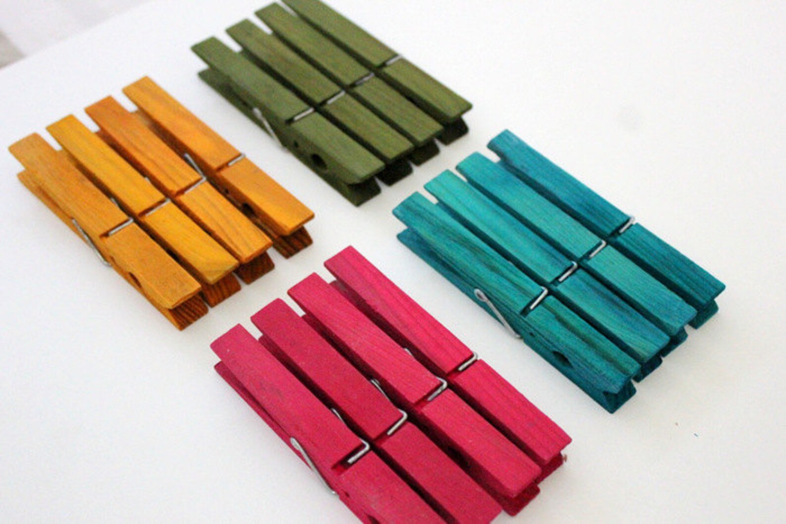 Painted CLOTHESPINS 16 PEGS Wedding Decor Party Decor Etsy