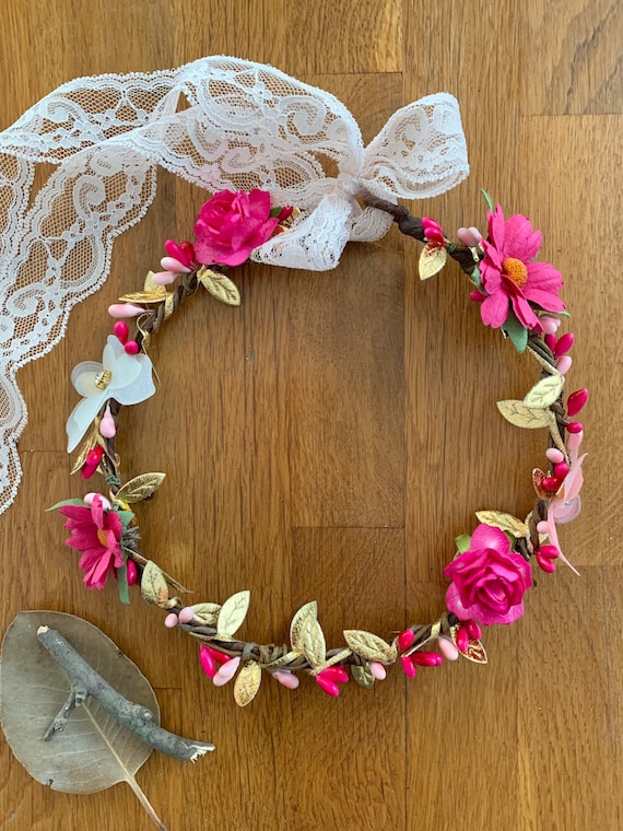 DIY Flower Crown ΚΙΤ, Flower Girl Kit, Fairy Crown Kit, Boho Crown, Flower  Crown Making Kit, Childrens Flower Crown Kit, Headband Kit Diy 