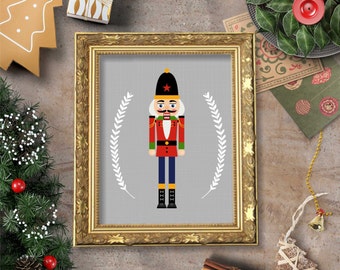 The Nutcracker Soldier Toy Wall Art Printable- 8x10 - Instant Download Holidays Winter December Christmas Snow Kids Children Home Decor