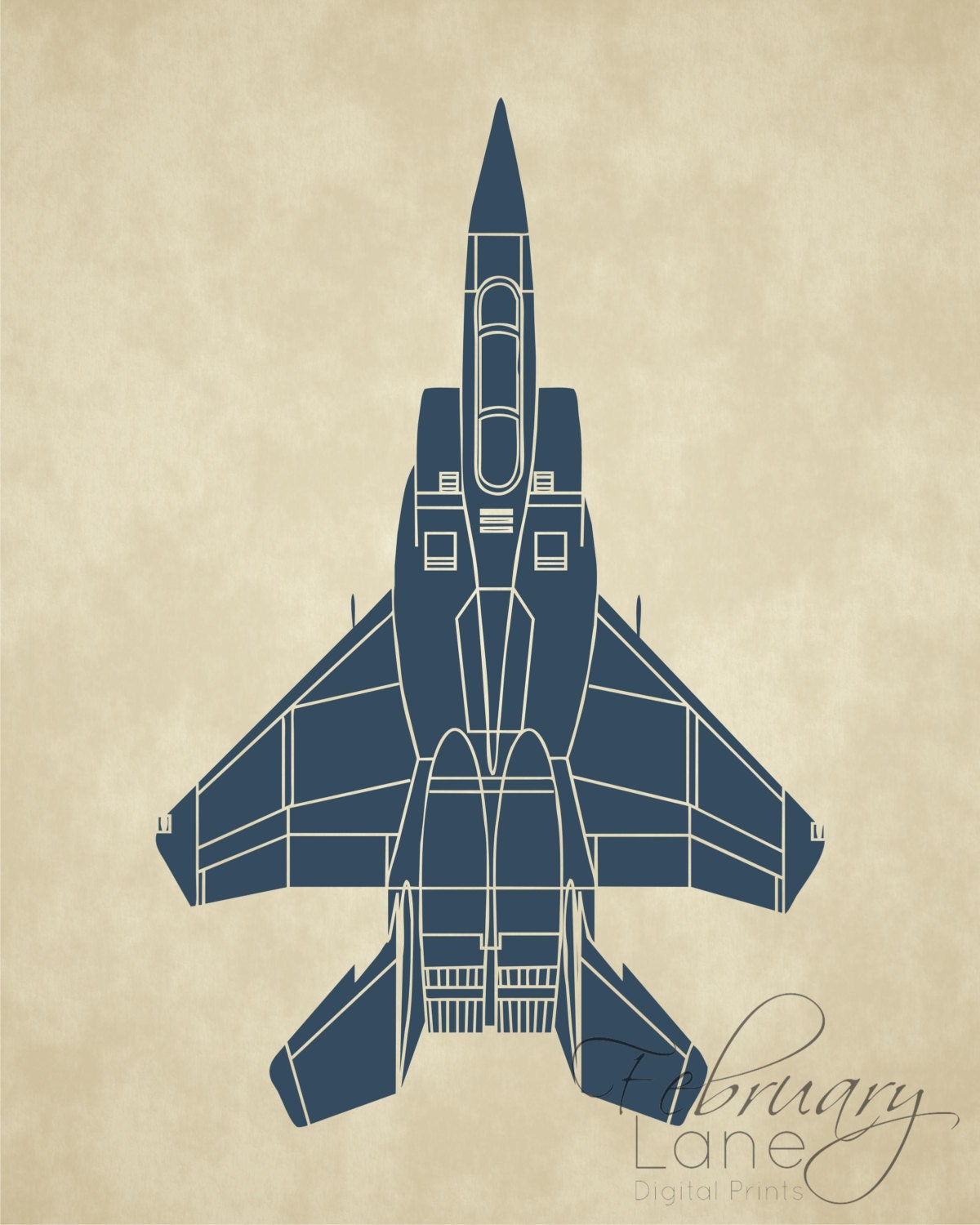 Airplanes set of 4 8x10 Cream Navy Vintage Planes Nursery Etsy