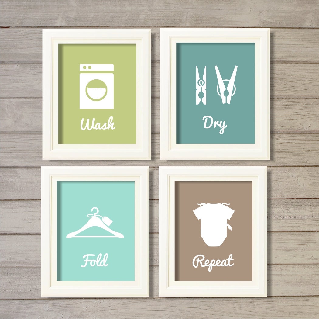 Laundry Room Wall Art Printable - 8x10- Instant Download Print Poster ...