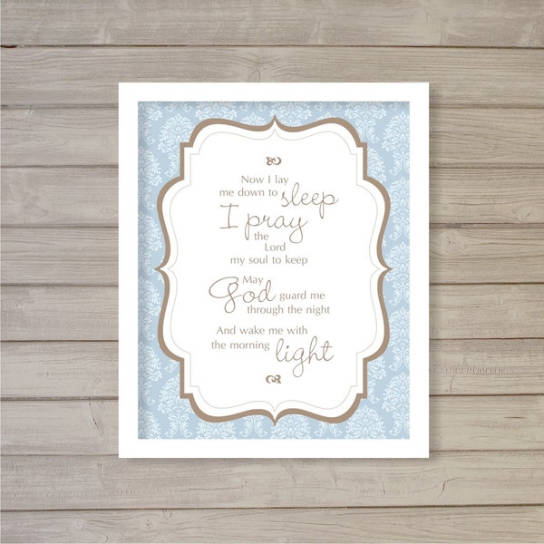 Bedtime Prayer - Etsy