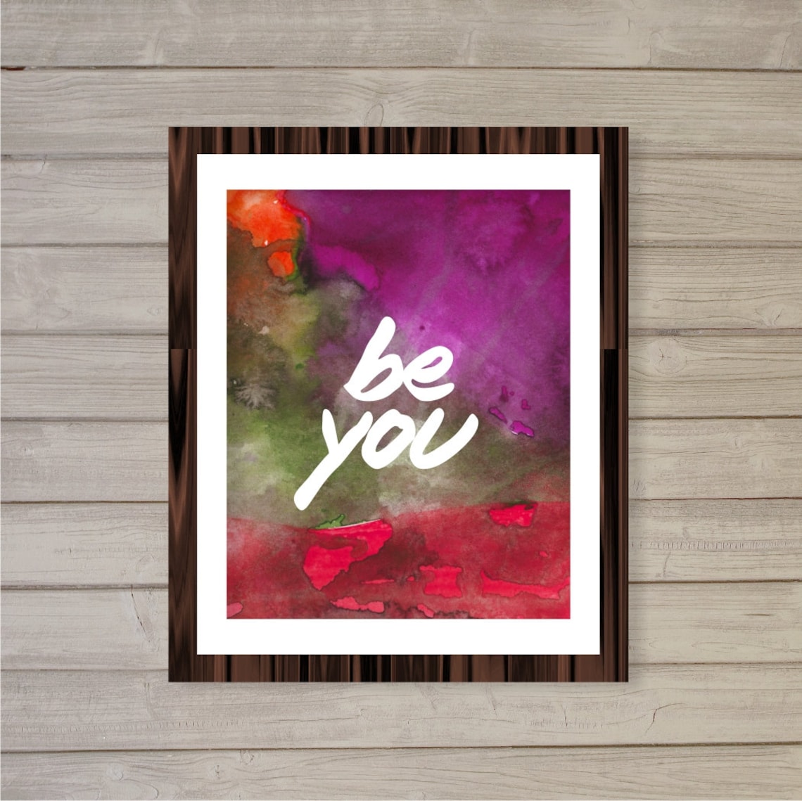 Instant Download Motivational Quote Printable Be You | Etsy