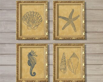 Nautical Coastal Wall Art Printable Instant Download 8x10 | Etsy