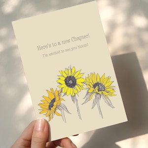 Printable Congratulation Greeting Card with minimalistic design: A6, 5x7&quot; folded