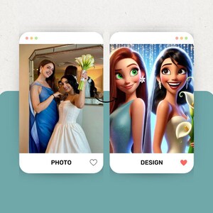 Personalized Pixar Style Portrait Drawing From Your Photo, Custom Digital Cartoon Illustration Gift for Birthday or Special Occasions