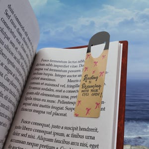 Inspirational Reading Bookmark: Lightweight Aluminum Literary Gift
