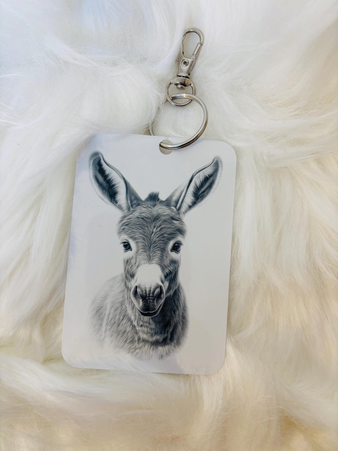 Donkey Keychain - Sketchy - Keyring - Bag Charm - School Gift - Etsy