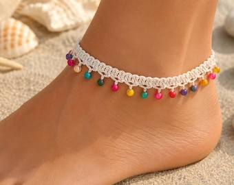 Crochet Beaded Bracelet Pattern PDF | Easy Boho Bracelet Tutorial | Colorful Beaded Crochet Jewelry | DIY Friendship Bracelet