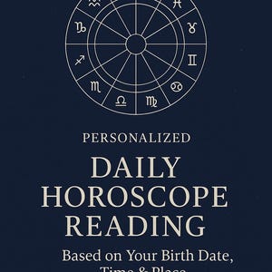 あなたの日付、時間、場所に基づいてパーソナライズされた毎日の星占いを読む占星術出生チャートPDF
