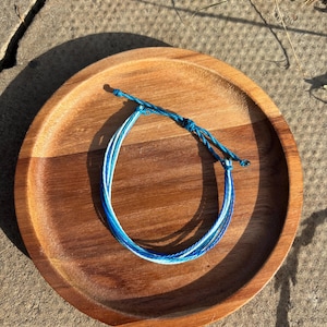 Wax String Pura Vida Style Bracelet | Adjustable Handmade Bracelet | Multiple Colors | Surfer Bracelet | Boho Stackable | Beach jewellery