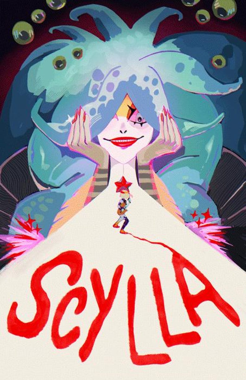 SCYLLA and the Sirens Poster - Etsy