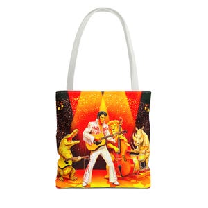 World Artist Parody Series "Alvis Plencoli" No.1 Tote Bag , Unique shoulder bag for Funny Music lovers