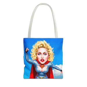 World Artist Parody Series "Madana" No.2 Tote Bag , Unique shoulder bag for Funny Music lovers