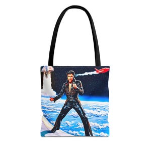 World Artist Parody Series "Alvis Plencoli" No.4 Tote Bag , Unique shoulder bag for Funny Music lovers